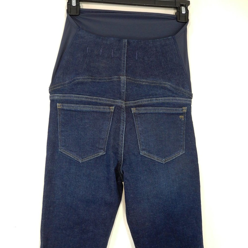 Madewell Maternity Over-the-Belly Skinny JEANS Size 23 Orland Wash Tencel Denim - Picture 6 of 8
